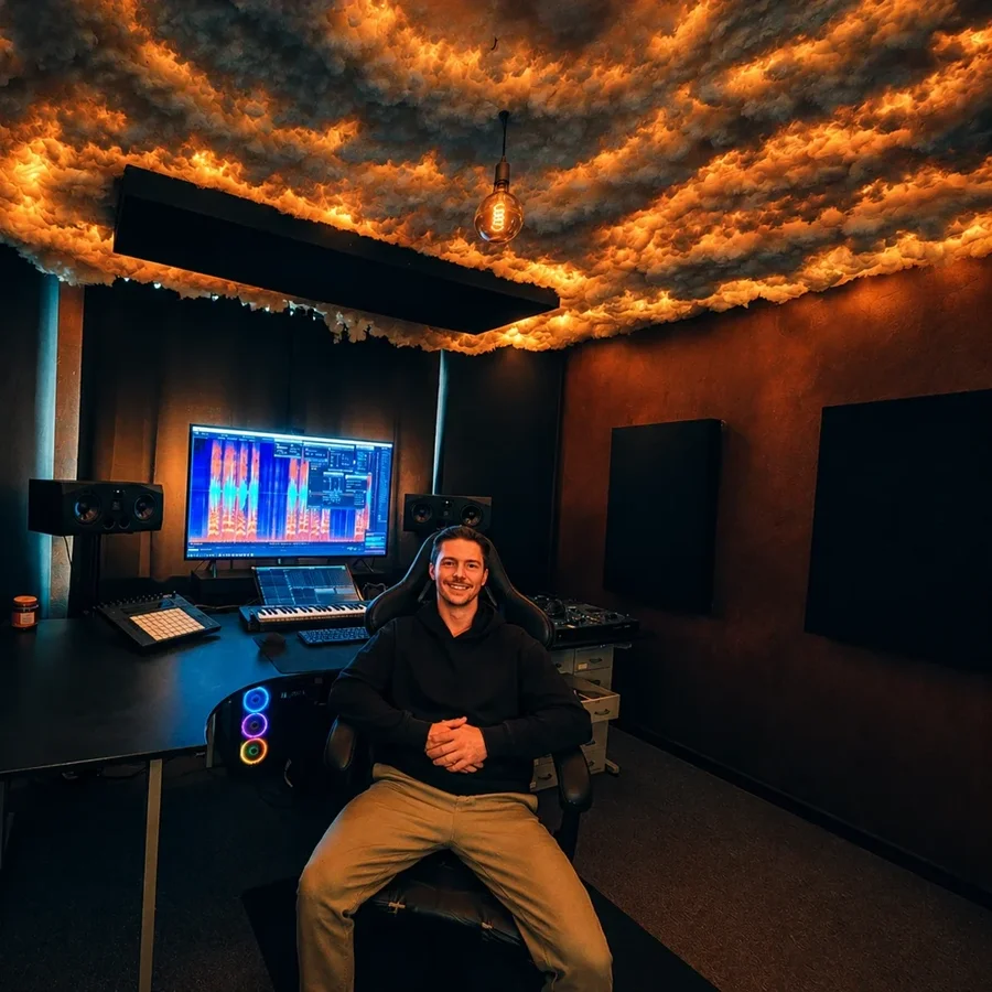 Julian Koehler im Tonstudio – Audionique, Alsbach-Hähnlein